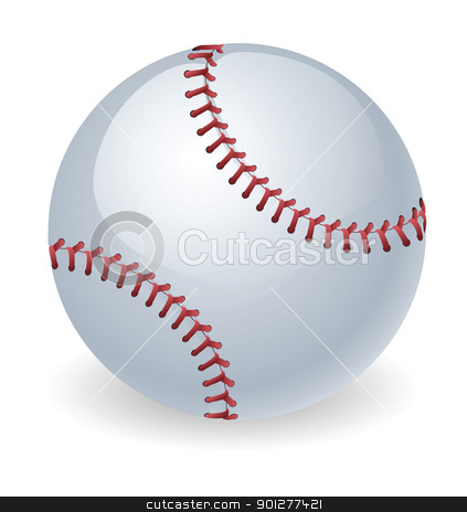 To use this stock image in your creative project, please select the size you need over to the right and click the "Add to Cart" button.
Your downloaded image will come with the Cutcaster watermark removed so don’t worry about the watermark you see on this page. Shiny baseball ball illustration stock vector clipart, An illustration of a shiny baseball ball by Christos Georghiou