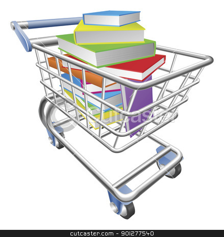 To use this stock image in your creative project, please select the size you need over to the right and click the "Add to Cart" button.
Your downloaded image will come with the Cutcaster watermark removed so don’t worry about the watermark you see on this page. Shopping trolley cart full of books concept stock vector clipart, An illustration of a shopping cart trolley full of books by Christos Georghiou