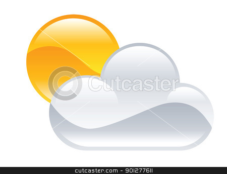 To use this stock image in your creative project, please select the size you need over to the right and click the "Add to Cart" button.
Your downloaded image will come with the Cutcaster watermark removed so don’t worry about the watermark you see on this page. clouds and sun illustration stock vector clipart, Illustration of cloud and sun by Christos Georghiou