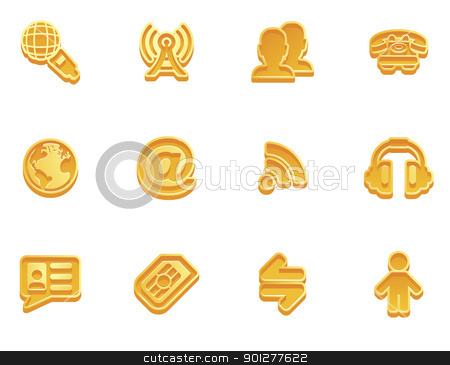 To use this stock image in your creative project, please select the size you need over to the right and click the "Add to Cart" button.
Your downloaded image will come with the Cutcaster watermark removed so don’t worry about the watermark you see on this page. communication icon set stock vector clipart, illustration of a communication icon set series by Christos Georghiou