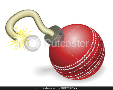 To use this stock image in your creative project, please select the size you need over to the right and click the "Add to Cart" button.
Your downloaded image will come with the Cutcaster watermark removed so don’t worry about the watermark you see on this page. Cricket ball bomb concept stock vector clipart, Retro cartoon cricket ball cherry bomb with lit fuse burning down. Concept for countdown to big cricketing event or crisis. by Christos Georghiou