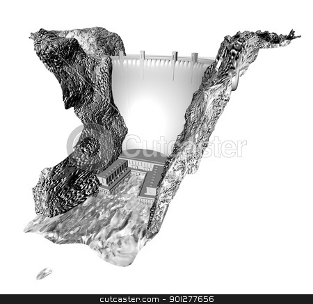 To use this stock image in your creative project, please select the size you need over to the right and click the "Add to Cart" button.
Your downloaded image will come with the Cutcaster watermark removed so don’t worry about the watermark you see on this page. 3d greyscale dam stock photo, Detailed 3d render of a dam in the style of hoover dam, modelled by me. by Christos Georghiou