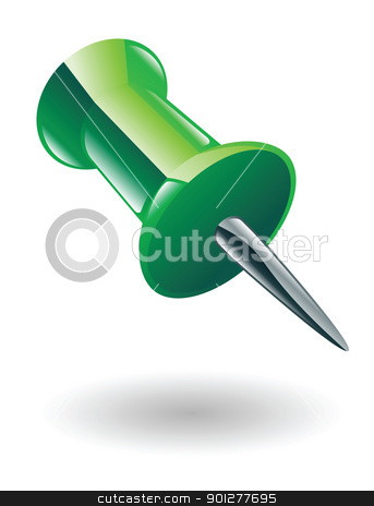To use this stock image in your creative project, please select the size you need over to the right and click the "Add to Cart" button.
Your downloaded image will come with the Cutcaster watermark removed so don’t worry about the watermark you see on this page. drawing tack pin Illustration stock vector clipart, Illustration of a green tack by Christos Georghiou