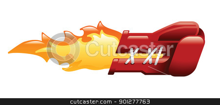 To use this stock image in your creative project, please select the size you need over to the right and click the "Add to Cart" button.
Your downloaded image will come with the Cutcaster watermark removed so don’t worry about the watermark you see on this page. flaming boxing glove stock vector clipart, Ilustration of a flaming boxing glove by Christos Georghiou