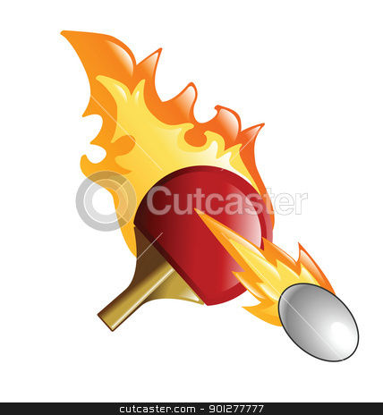 To use this stock image in your creative project, please select the size you need over to the right and click the "Add to Cart" button.
Your downloaded image will come with the Cutcaster watermark removed so don’t worry about the watermark you see on this page. flaming ping pong bat and ball stock vector clipart, Illustration of a flaming ping pong paddle and ball by Christos Georghiou