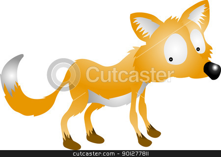 To use this stock image in your creative project, please select the size you need over to the right and click the "Add to Cart" button.
Your downloaded image will come with the Cutcaster watermark removed so don’t worry about the watermark you see on this page. fox illustration stock vector clipart, A vector illustration of a cute cartoon fox character by Christos Georghiou