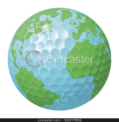 To use this stock image in your creative project, please select the size you need over to the right and click the "Add to Cart" button.
Your downloaded image will come with the Cutcaster watermark removed so don’t worry about the watermark you see on this page. Golf ball world globe concept stock vector clipart, Conceptual illustration. Golf ball world globe by Christos Georghiou