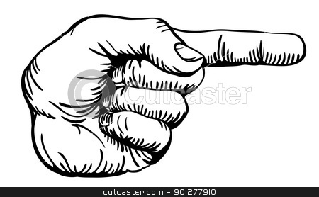 To use this stock image in your creative project, please select the size you need over to the right and click the "Add to Cart" button.
Your downloaded image will come with the Cutcaster watermark removed so don’t worry about the watermark you see on this page. pointing the finger stock vector clipart, a black and white illustration of a human left hand with the finger pointing or gesturing to the right of the image. by Christos Georghiou
