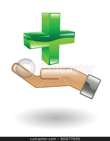 To use this stock image in your creative project, please select the size you need over to the right and click the "Add to Cart" button.
Your downloaded image will come with the Cutcaster watermark removed so don’t worry about the watermark you see on this page. healthcare Illustration stock vector clipart, Illustration of a hand and healthcare pharmacy symbol by Christos Georghiou