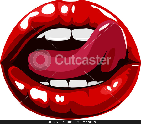 To use this stock image in your creative project, please select the size you need over to the right and click the "Add to Cart" button.
Your downloaded image will come with the Cutcaster watermark removed so don’t worry about the watermark you see on this page. licking sexy red lips illustration stock vector clipart, vector illustration of woman licking sexy red lips
by Christos Georghiou