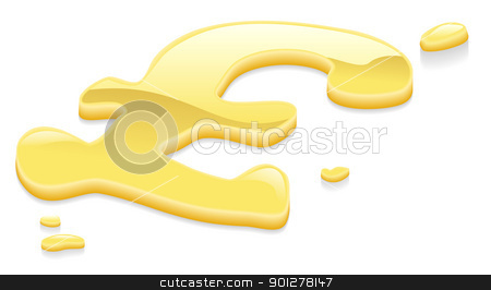 To use this stock image in your creative project, please select the size you need over to the right and click the "Add to Cart" button.
Your downloaded image will come with the Cutcaster watermark removed so don’t worry about the watermark you see on this page. Liquid gold metal pound sterling symbol stock vector clipart, Illustration of a liquid gold metal pound sterling symbol by Christos Georghiou