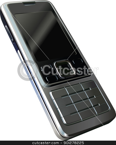 To use this stock image in your creative project, please select the size you need over to the right and click the "Add to Cart" button.
Your downloaded image will come with the Cutcaster watermark removed so don’t worry about the watermark you see on this page. Mobile Phone stock vector clipart,
An illustration of a silver metallic mobile phone by Christos Georghiou