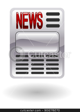 To use this stock image in your creative project, please select the size you need over to the right and click the "Add to Cart" button.
Your downloaded image will come with the Cutcaster watermark removed so don’t worry about the watermark you see on this page. news Illustration stock vector clipart, Illustration of a newspaper by Christos Georghiou