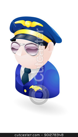 To use this stock image in your creative project, please select the size you need over to the right and click the "Add to Cart" button.
Your downloaded image will come with the Cutcaster watermark removed so don’t worry about the watermark you see on this page. pilot illustration stock vector clipart, Illustration of a pilot by Christos Georghiou