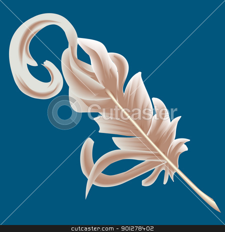 To use this stock image in your creative project, please select the size you need over to the right and click the "Add to Cart" button.
Your downloaded image will come with the Cutcaster watermark removed so don’t worry about the watermark you see on this page. quill feather stock vector clipart, quill feather by Christos Georghiou