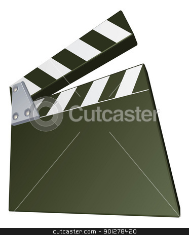To use this stock image in your creative project, please select the size you need over to the right and click the "Add to Cart" button.
Your downloaded image will come with the Cutcaster watermark removed so don’t worry about the watermark you see on this page. Film clapperboard stock vector clipart, A film clap clapper board clapperboard illustration with dynamic perspective. Copyspace on the board for your text. by Christos Georghiou