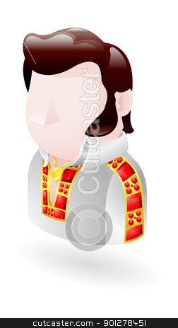 To use this stock image in your creative project, please select the size you need over to the right and click the "Add to Cart" button.
Your downloaded image will come with the Cutcaster watermark removed so don’t worry about the watermark you see on this page. rocker illustration stock vector clipart, Illustration of Elvis style rocker by Christos Georghiou