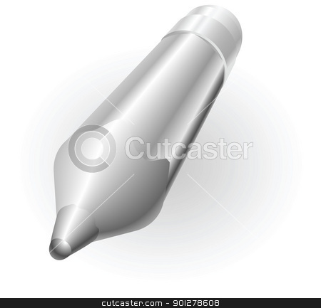 To use this stock image in your creative project, please select the size you need over to the right and click the "Add to Cart" button.
Your downloaded image will come with the Cutcaster watermark removed so don’t worry about the watermark you see on this page. silver metallic pencil stock vector clipart, Illustration of a silver metallic pencil by Christos Georghiou