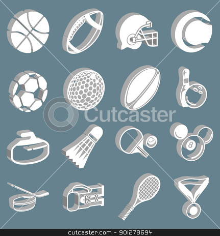 To use this stock image in your creative project, please select the size you need over to the right and click the "Add to Cart" button.
Your downloaded image will come with the Cutcaster watermark removed so don’t worry about the watermark you see on this page. sports icon set stock vector clipart, series of icons or design elements relating to sports by Christos Georghiou