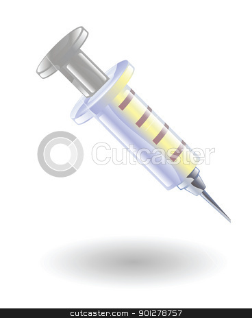 To use this stock image in your creative project, please select the size you need over to the right and click the "Add to Cart" button.
Your downloaded image will come with the Cutcaster watermark removed so don’t worry about the watermark you see on this page. syringe Illustration stock vector clipart, Illustration of a syringe by Christos Georghiou