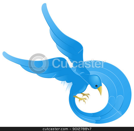 To use this stock image in your creative project, please select the size you need over to the right and click the "Add to Cart" button.
Your downloaded image will come with the Cutcaster watermark removed so don’t worry about the watermark you see on this page. Twitter ing blue bird icon stock vector clipart, A tweet ing twitter ing blue bird icon or symbol by Christos Georghiou