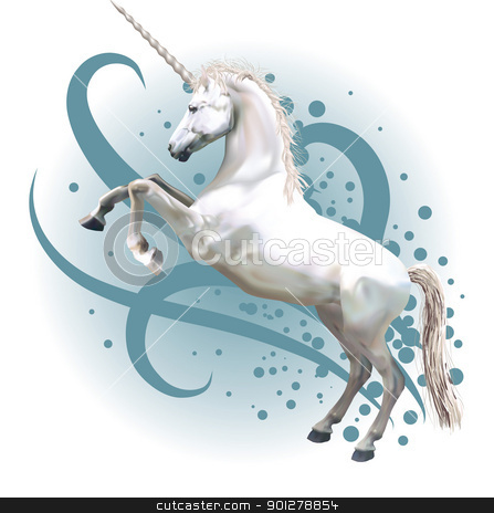 To use this stock image in your creative project, please select the size you need over to the right and click the "Add to Cart" button.
Your downloaded image will come with the Cutcaster watermark removed so don’t worry about the watermark you see on this page. unicorn illustration stock vector clipart, A vector illustration of a unicorn rearing up on its hind legs. by Christos Georghiou