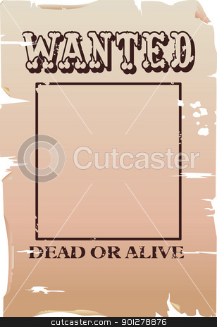 To use this stock image in your creative project, please select the size you need over to the right and click the "Add to Cart" button.
Your downloaded image will come with the Cutcaster watermark removed so don’t worry about the watermark you see on this page. wanted poster Illustration stock vector clipart, a vector wanted poster, type created for the poster. by Christos Georghiou