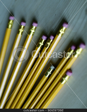 To use this stock image in your creative project, please select the size you need over to the right and click the "Add to Cart" button.
Your downloaded image will come with the Cutcaster watermark removed so don’t worry about the watermark you see on this page. Pencil Group stock photo, A group of pencils showing the eraser end on a wooden table by Tyler Olson