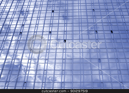 To use this stock image in your creative project, please select the size you need over to the right and click the "Add to Cart" button.
Your downloaded image will come with the Cutcaster watermark removed so don’t worry about the watermark you see on this page. Window stock photo, Skyscraper with window texture and cloud reflection by Tyler Olson