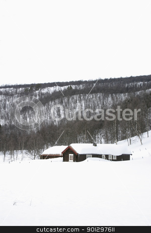 To use this stock image in your creative project, please select the size you need over to the right and click the "Add to Cart" button.
Your downloaded image will come with the Cutcaster watermark removed so don’t worry about the watermark you see on this page. Winter Cabin stock photo, Winter Mountain Scene with Cabin by Tyler Olson