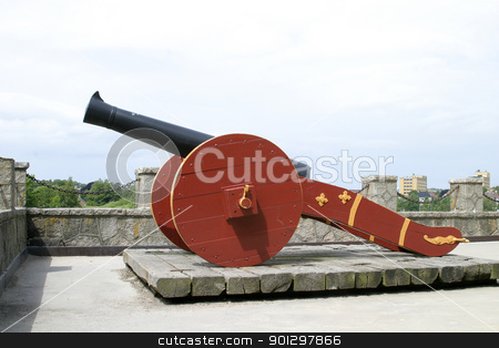 To use this stock image in your creative project, please select the size you need over to the right and click the "Add to Cart" button.
Your downloaded image will come with the Cutcaster watermark removed so don’t worry about the watermark you see on this page. Canon Detail stock photo, Canon detail in the old town, Fredrikstad Norway by Tyler Olson