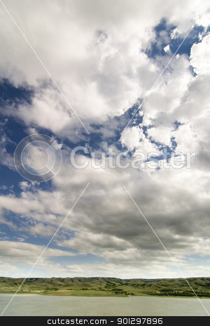 To use this stock image in your creative project, please select the size you need over to the right and click the "Add to Cart" button.
Your downloaded image will come with the Cutcaster watermark removed so don’t worry about the watermark you see on this page. Diefenbaker Lake stock photo, Saskatchewan Landing, Diefenbaker Lake. by Tyler Olson