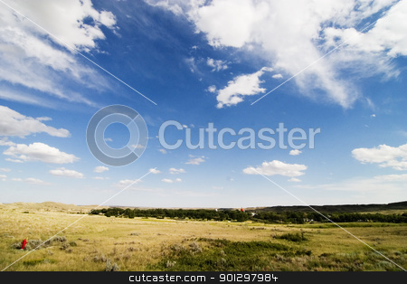 To use this stock image in your creative project, please select the size you need over to the right and click the "Add to Cart" button.
Your downloaded image will come with the Cutcaster watermark removed so don’t worry about the watermark you see on this page. Eastend Saskatchewan stock photo, The town of Eastend Saskatchewan, Canada by Tyler Olson