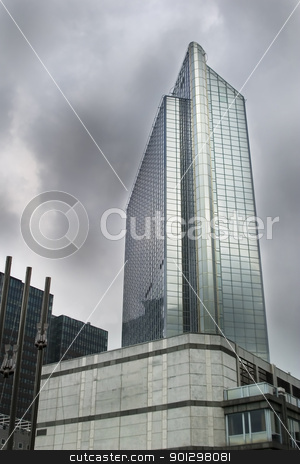 To use this stock image in your creative project, please select the size you need over to the right and click the "Add to Cart" button.
Your downloaded image will come with the Cutcaster watermark removed so don’t worry about the watermark you see on this page. Hotel stock photo, A tall hotel glass building by Tyler Olson