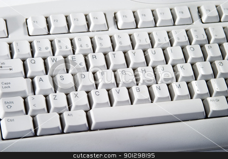 To use this stock image in your creative project, please select the size you need over to the right and click the "Add to Cart" button.
Your downloaded image will come with the Cutcaster watermark removed so don’t worry about the watermark you see on this page. White Desktop Computer Keyboard stock photo, Computer Keyboard from a desktop computer. by Tyler Olson