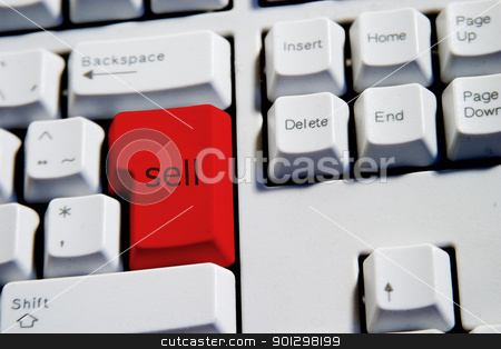 To use this stock image in your creative project, please select the size you need over to the right and click the "Add to Cart" button.
Your downloaded image will come with the Cutcaster watermark removed so don’t worry about the watermark you see on this page. Red Sell Key stock photo, Computer Keyboard from a desktop computer with the enter key highlighted in Red with the word sell by Tyler Olson