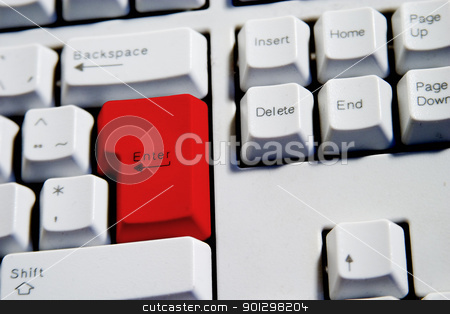 To use this stock image in your creative project, please select the size you need over to the right and click the "Add to Cart" button.
Your downloaded image will come with the Cutcaster watermark removed so don’t worry about the watermark you see on this page. Green Enter stock photo, Computer Keyboard from a desktop computer with the enter key highlighted in green by Tyler Olson