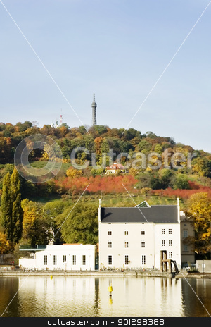 To use this stock image in your creative project, please select the size you need over to the right and click the "Add to Cart" button.
Your downloaded image will come with the Cutcaster watermark removed so don’t worry about the watermark you see on this page. Prague Architecture stock photo, Old architecture on the Vltava river in Prague, Czech Republic. Also known as the Moldau river. by Tyler Olson