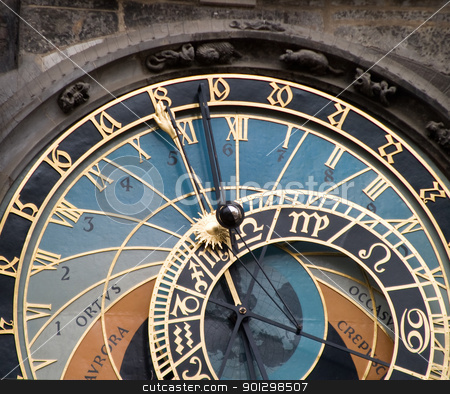 To use this stock image in your creative project, please select the size you need over to the right and click the "Add to Cart" button.
Your downloaded image will come with the Cutcaster watermark removed so don’t worry about the watermark you see on this page. Astronomical Clock, Prague stock photo, The astronomical clock in the old town square, Prague Czech Repbulic. by Tyler Olson