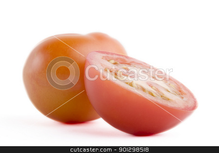 To use this stock image in your creative project, please select the size you need over to the right and click the "Add to Cart" button.
Your downloaded image will come with the Cutcaster watermark removed so don’t worry about the watermark you see on this page. Tomato Sliced stock photo, A sliced tomato on a white background by Tyler Olson
