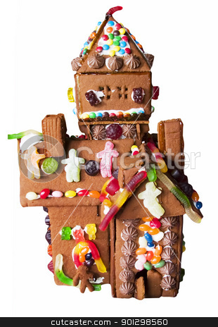 To use this stock image in your creative project, please select the size you need over to the right and click the "Add to Cart" button.
Your downloaded image will come with the Cutcaster watermark removed so don’t worry about the watermark you see on this page. Ginger Bread House stock photo, Ginger bread house detail. by Tyler Olson