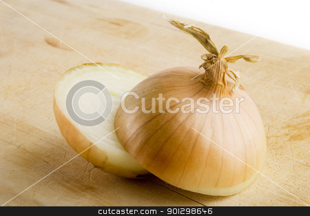 To use this stock image in your creative project, please select the size you need over to the right and click the "Add to Cart" button.
Your downloaded image will come with the Cutcaster watermark removed so don’t worry about the watermark you see on this page. Cut Onion stock photo, Onion on an old cutting board. by Tyler Olson