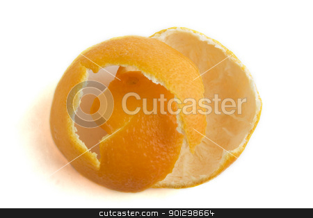 To use this stock image in your creative project, please select the size you need over to the right and click the "Add to Cart" button.
Your downloaded image will come with the Cutcaster watermark removed so don’t worry about the watermark you see on this page. Orange Peel stock photo, Orange peel on a white background by Tyler Olson
