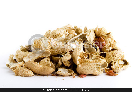 To use this stock image in your creative project, please select the size you need over to the right and click the "Add to Cart" button.
Your downloaded image will come with the Cutcaster watermark removed so don’t worry about the watermark you see on this page. Peanut Shells stock photo, Peanut shells in a pile over white by Tyler Olson