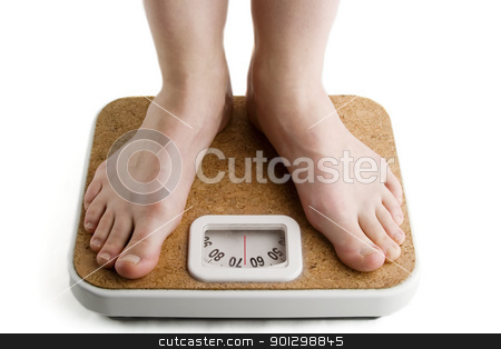 To use this stock image in your creative project, please select the size you need over to the right and click the "Add to Cart" button.
Your downloaded image will come with the Cutcaster watermark removed so don’t worry about the watermark you see on this page. Weighing In stock photo, A pair of female feet standing on a bathroom scale by Tyler Olson