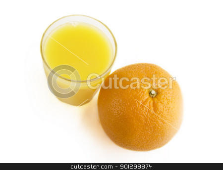 To use this stock image in your creative project, please select the size you need over to the right and click the "Add to Cart" button.
Your downloaded image will come with the Cutcaster watermark removed so don’t worry about the watermark you see on this page. Fresh Orange Juice stock photo, And orange with a cup of orange juice by Tyler Olson
