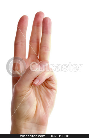 To use this stock image in your creative project, please select the size you need over to the right and click the "Add to Cart" button.
Your downloaded image will come with the Cutcaster watermark removed so don’t worry about the watermark you see on this page. Three Fingers stock photo, Three fingers being held in the air close together. Isolated on white. by Tyler Olson