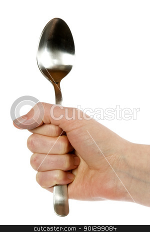 To use this stock image in your creative project, please select the size you need over to the right and click the "Add to Cart" button.
Your downloaded image will come with the Cutcaster watermark removed so don’t worry about the watermark you see on this page. Spoon in Hand stock photo, A spoon being held by a female hand. Isolated on white with clipping path. by Tyler Olson
