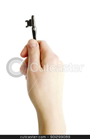 To use this stock image in your creative project, please select the size you need over to the right and click the "Add to Cart" button.
Your downloaded image will come with the Cutcaster watermark removed so don’t worry about the watermark you see on this page. Key in Hand stock photo, A concept image of a womans hand holding a key. Isolated on white with clipping mask. by Tyler Olson