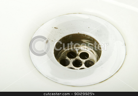 To use this stock image in your creative project, please select the size you need over to the right and click the "Add to Cart" button.
Your downloaded image will come with the Cutcaster watermark removed so don’t worry about the watermark you see on this page. Retro Drain stock photo, A drain on a retro porcelain sink. by Tyler Olson